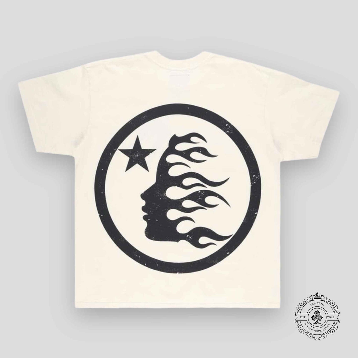 Hellstar Classic Logo Tee in White