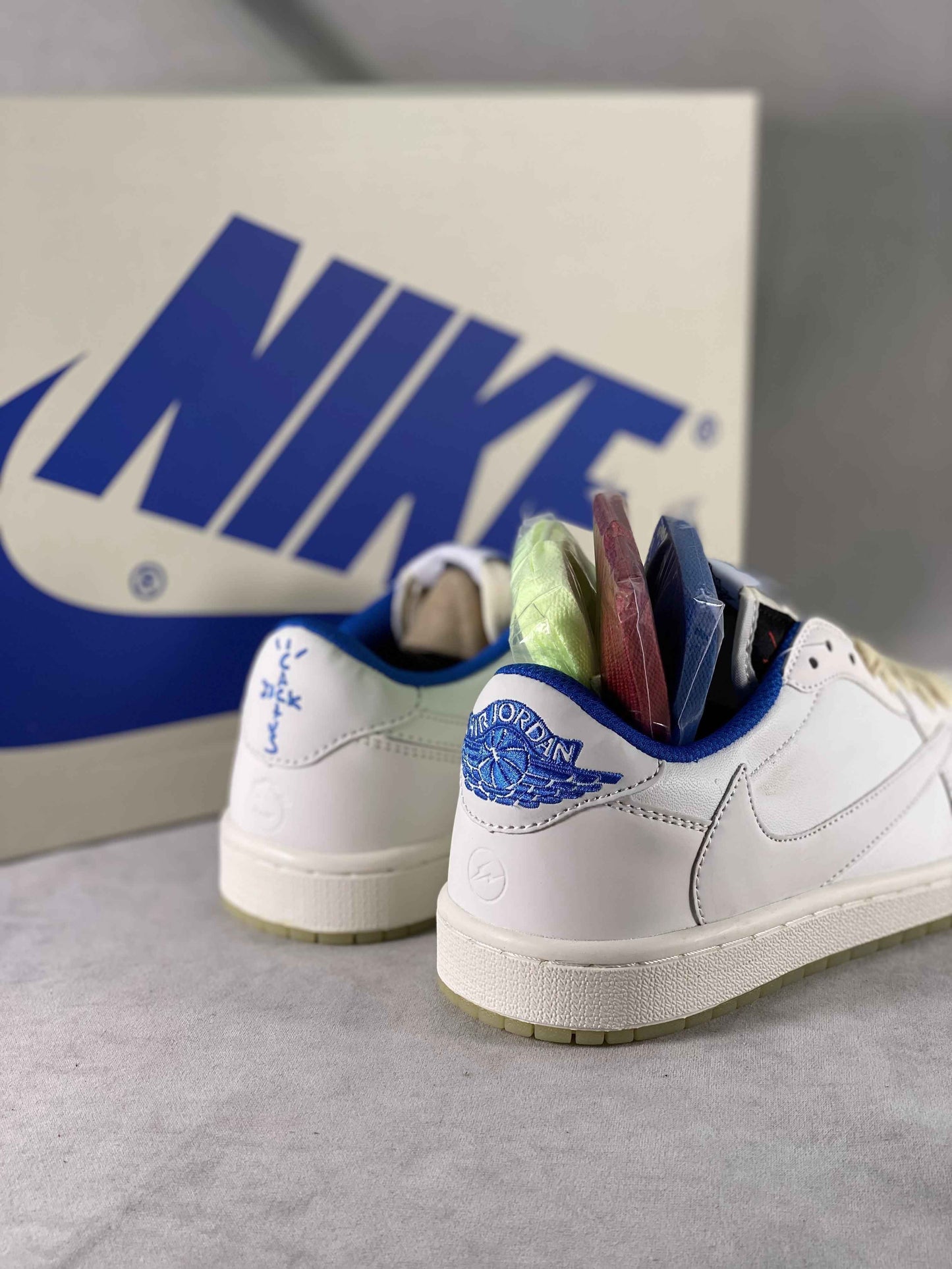 Custom Travis Scott Fragment Air Jordan 1 Low DM7866 149 - Exclusive Sneakers
