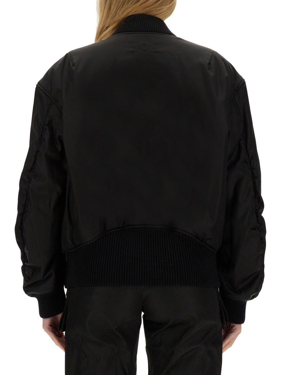 Off-White Women Nylon Bomber Jacket
