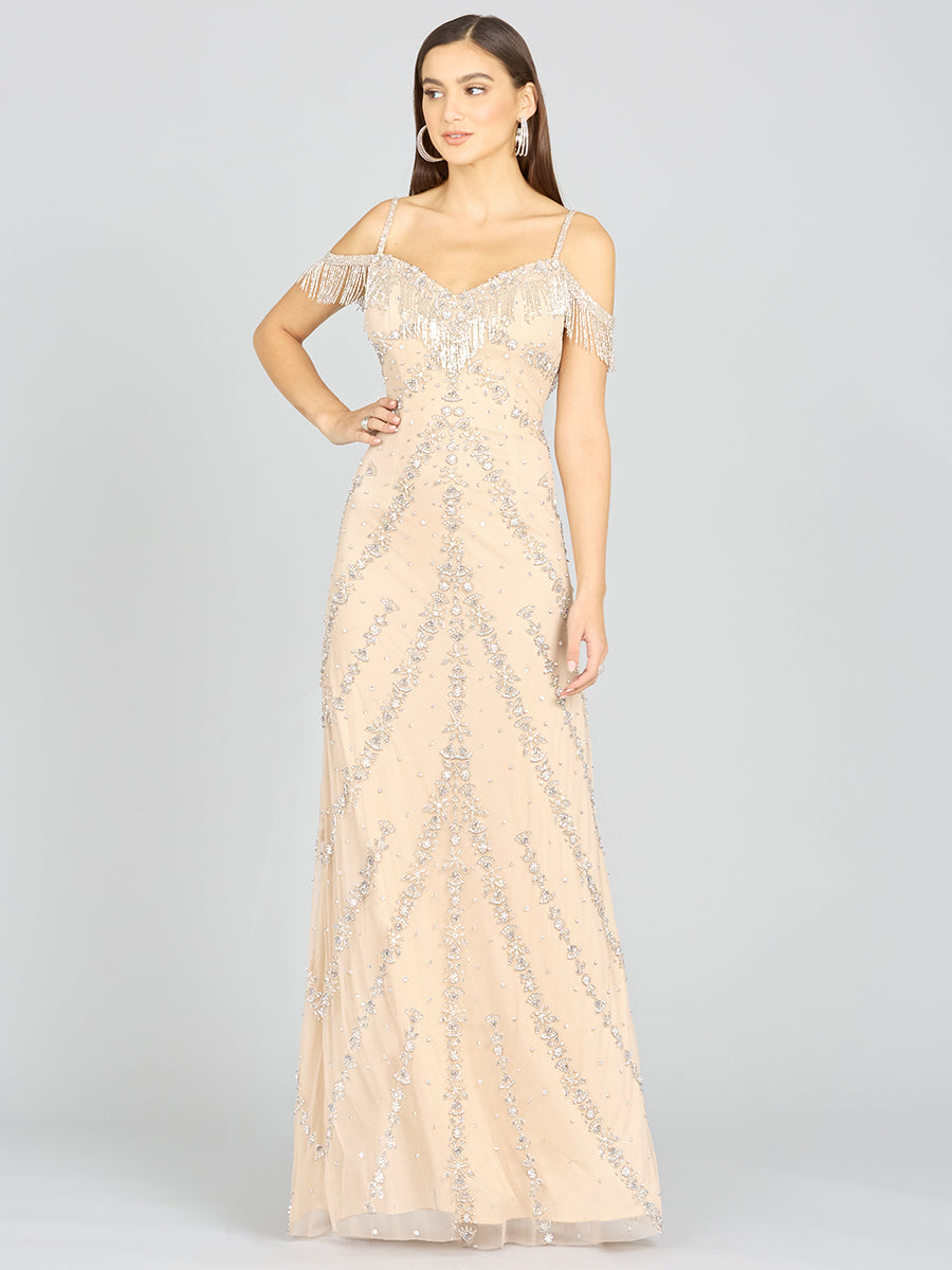 Candy Beaded Gown - JUSTLUXURY