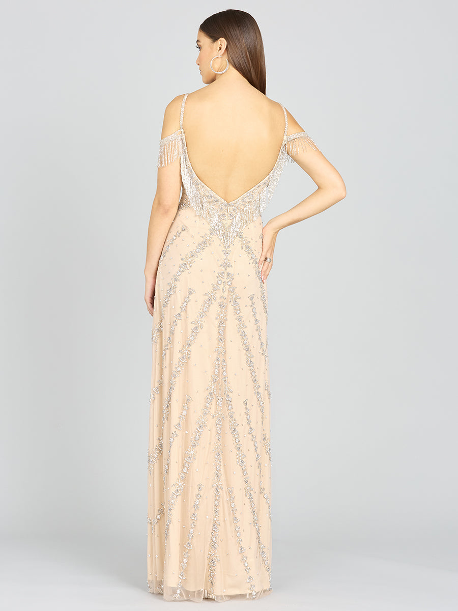Candy Beaded Gown - JUSTLUXURY