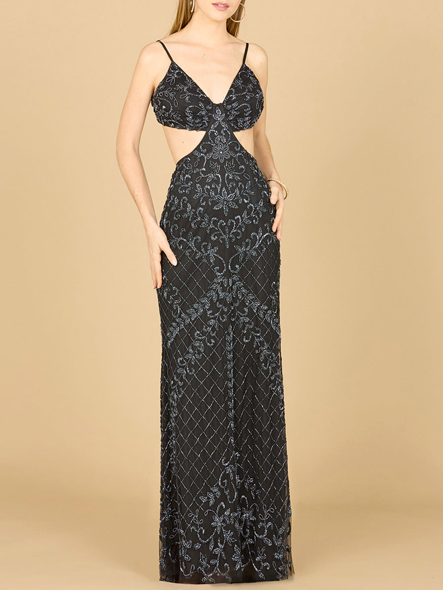 Countess Beaded Gown - JUSTLUXURY