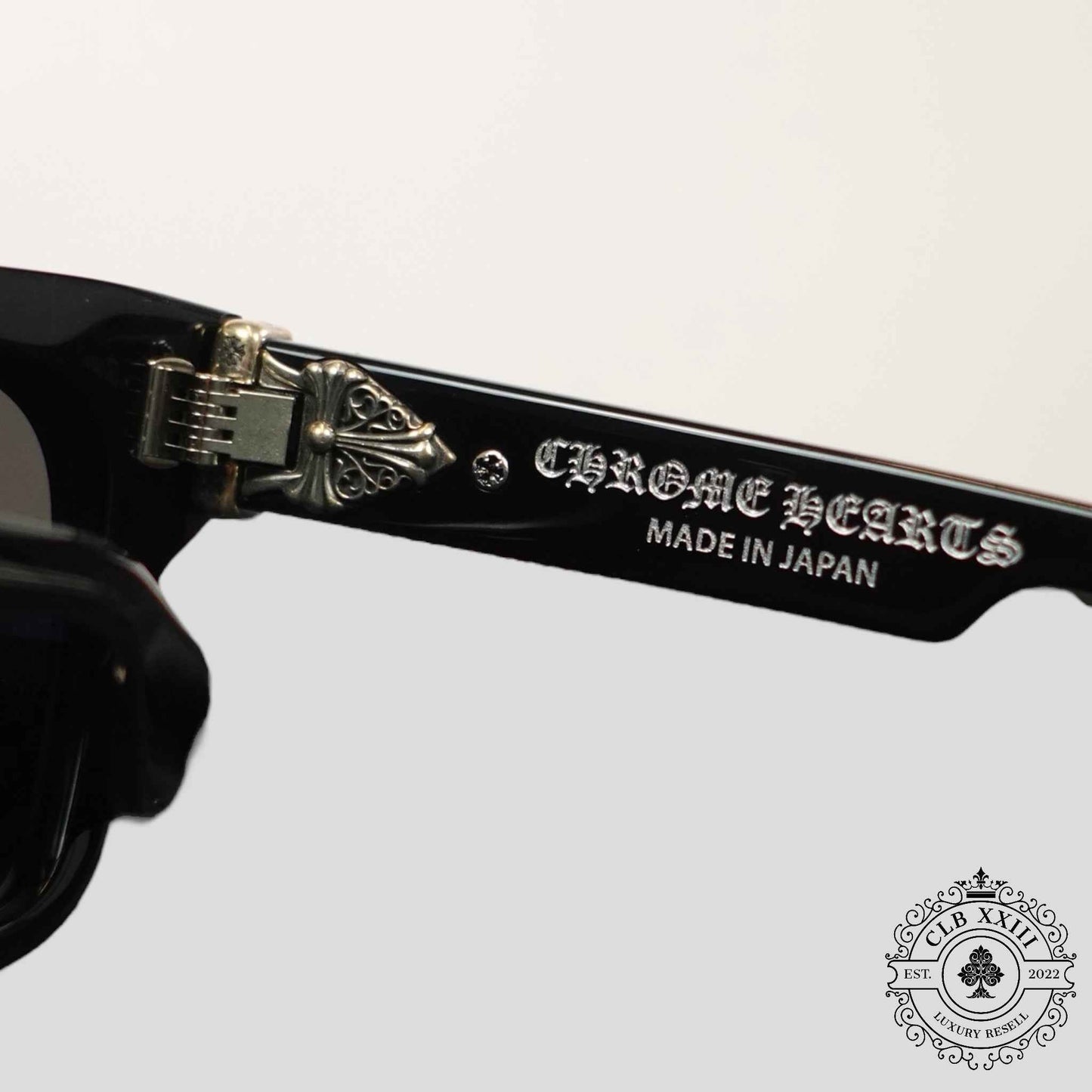 Chrome Hearts Box Officer Sunglasses in Black