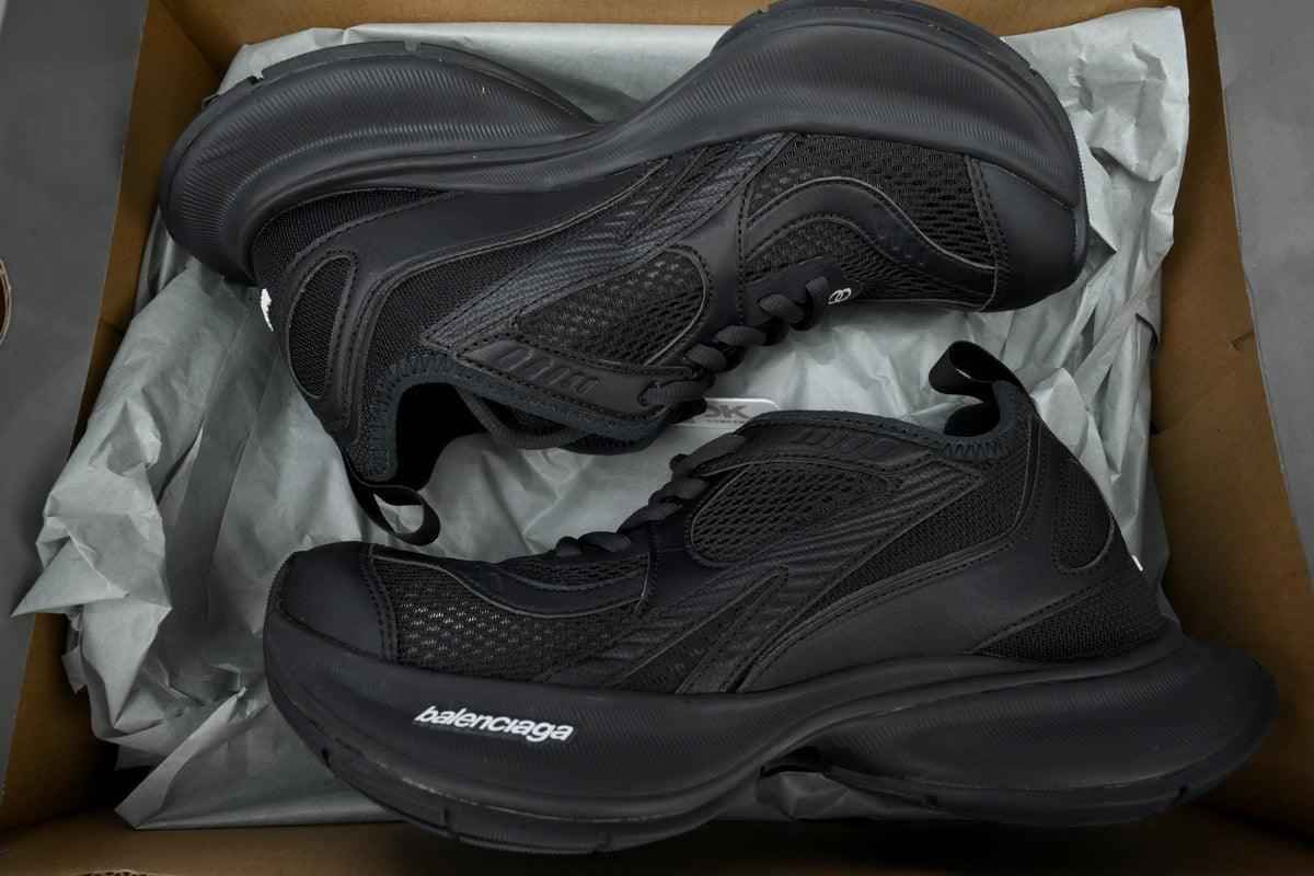 Custom BLCG Circuit Sneaker 'Worn-Out - Black SneakerNational