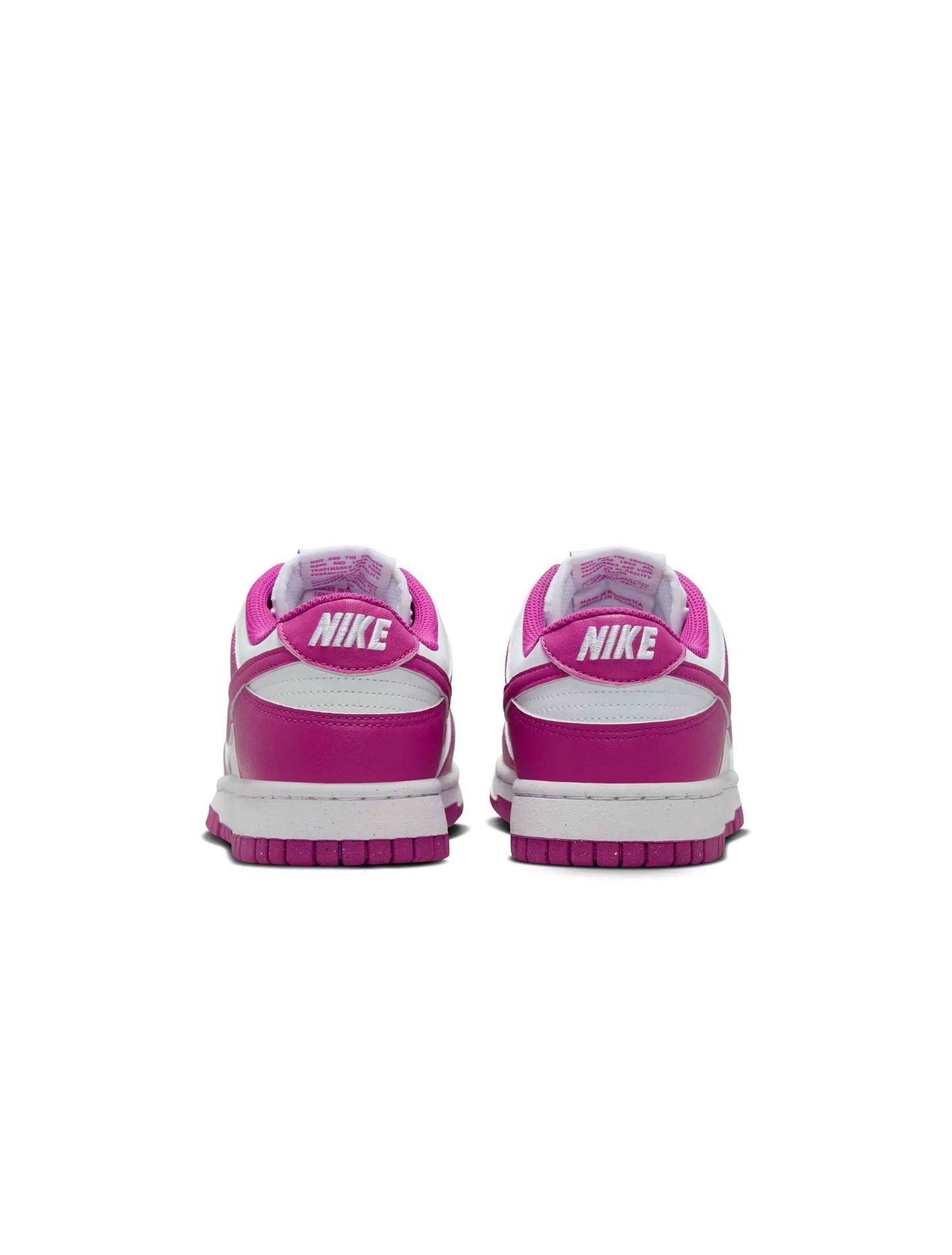 Nike Women’s Dunk Low - White/Hot Fuchsia