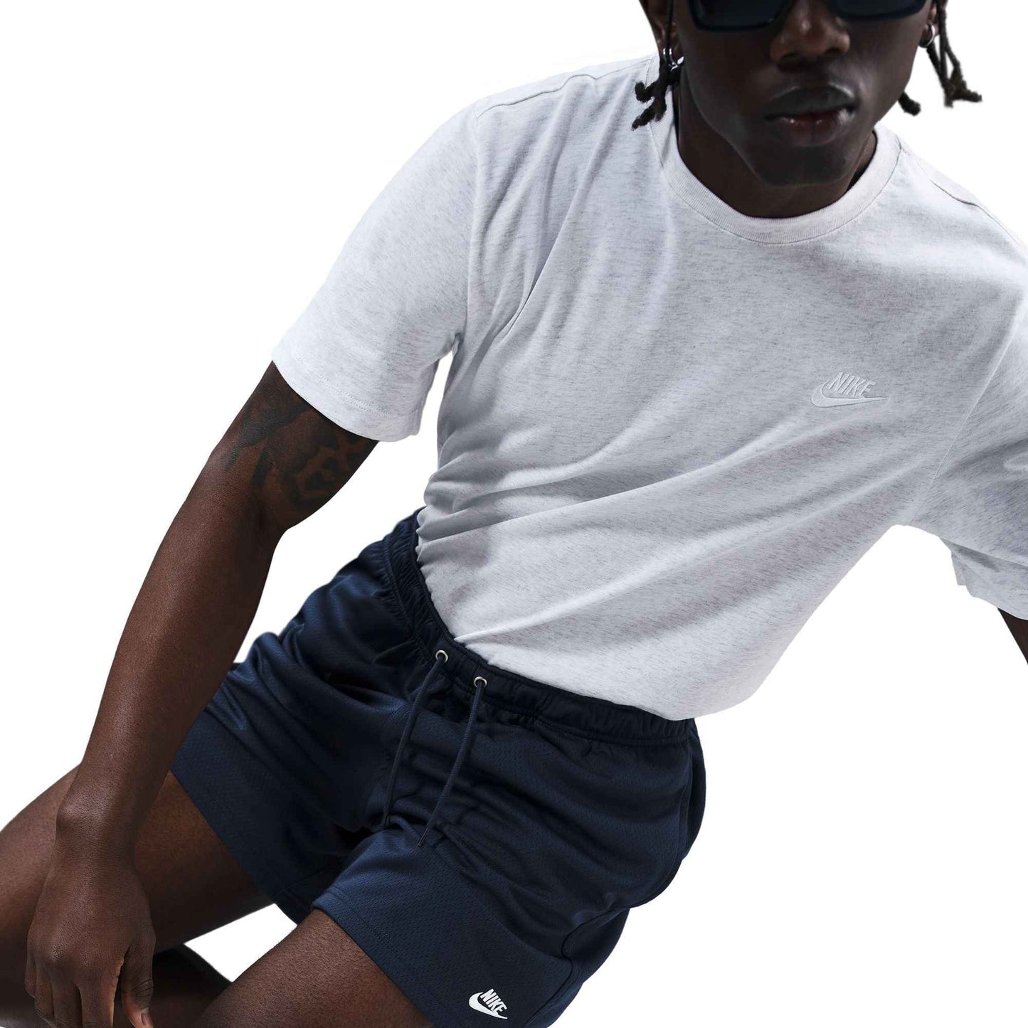 Nike Mens Club Mesh Flow Shorts - Obsidian