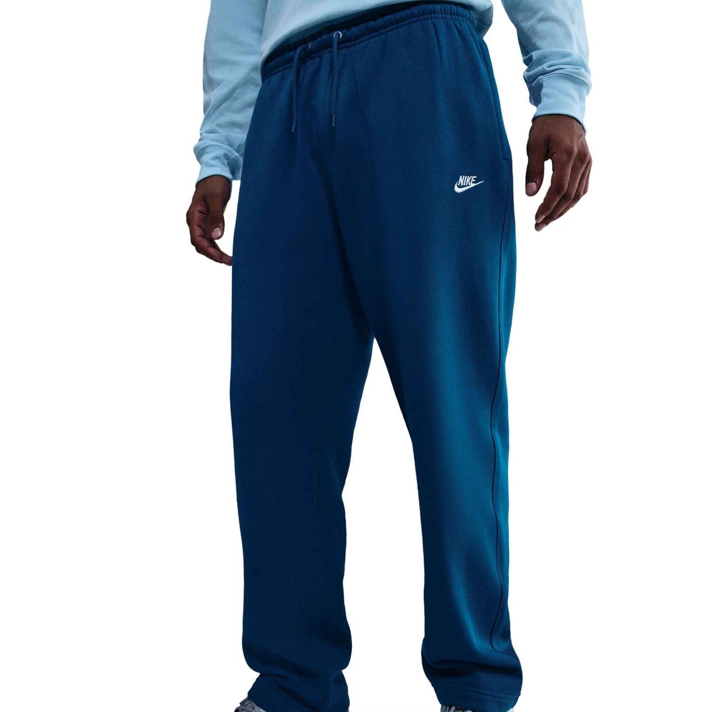 Nike Mens Open Hem Fleece Sweatpants - Green Abyss