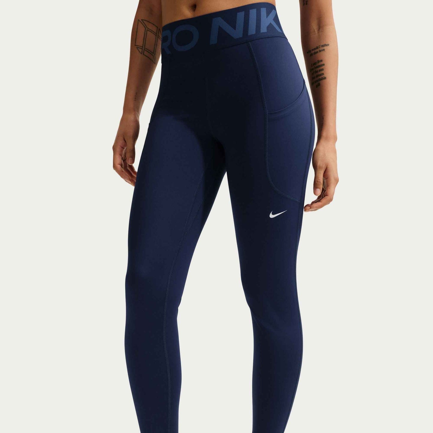 Nike Womens High-Waisted Leggings - Midnight Navy