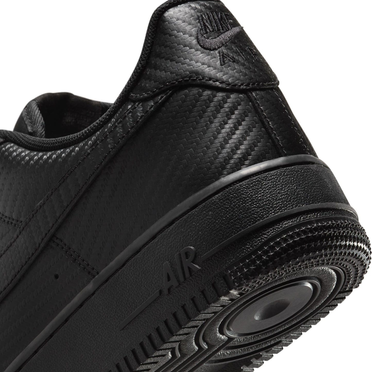 Nike Mens Air Force 1 '07 - Black Carbon Fiber