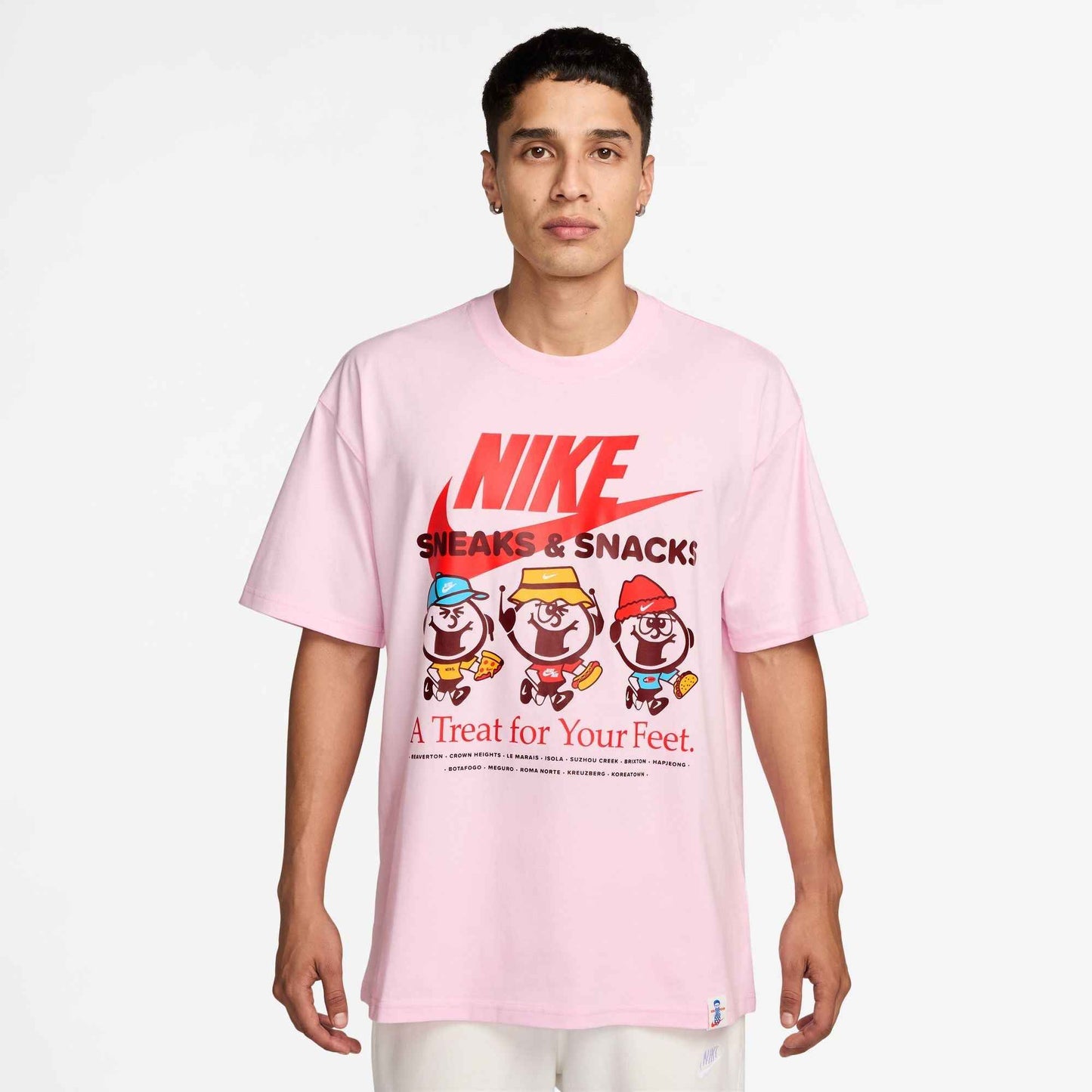 Nike Mens Sportswear Max90 Tee - Pink Foam