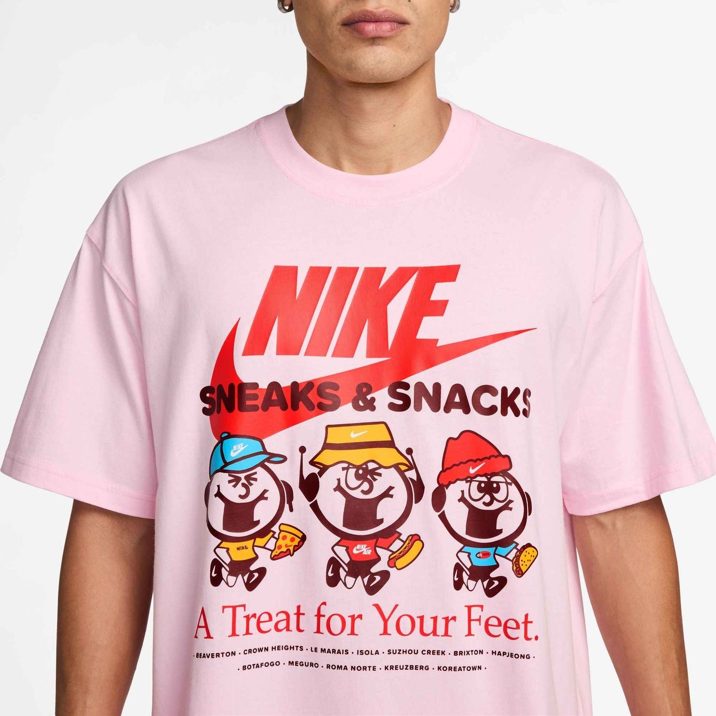 Nike Mens Sportswear Max90 Tee - Pink Foam