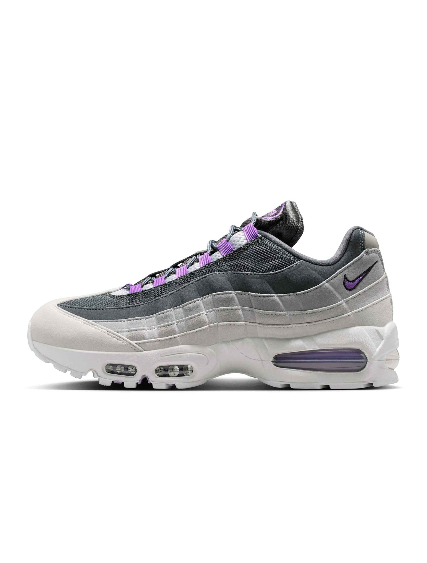 Nike Mens Air Max 95 Big Bubble OG - Photon Dust/Bright Violet