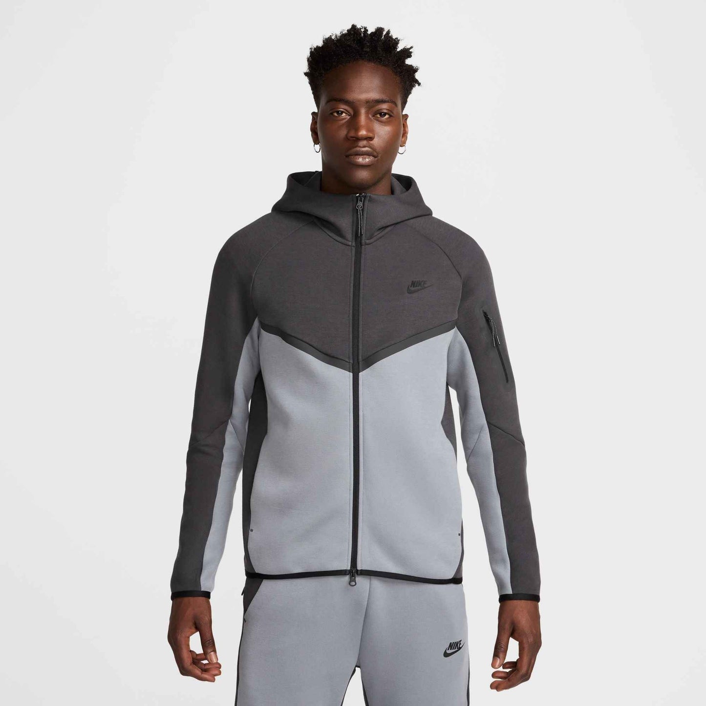 Nike Mens Tech Fleece Hoodie - Anthracite/Cool Grey