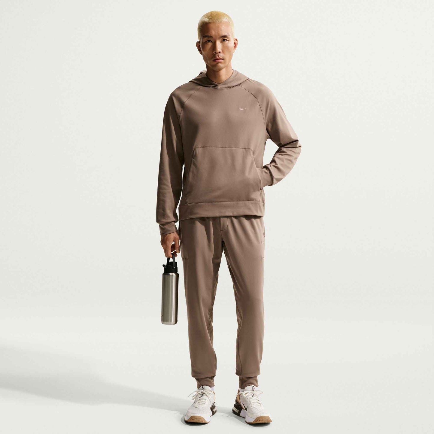 Nike Mens Primary NanoKnit Pullover Hoodie - Mink Brown