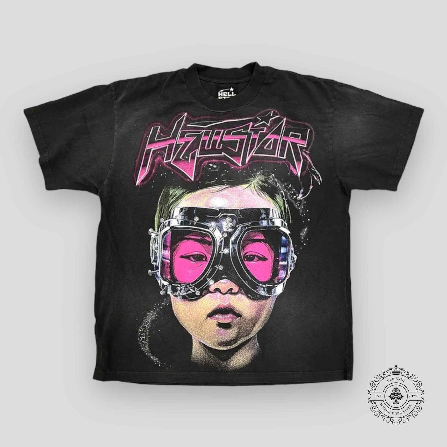 Hellstar The Future T-Shirt Black/Pink