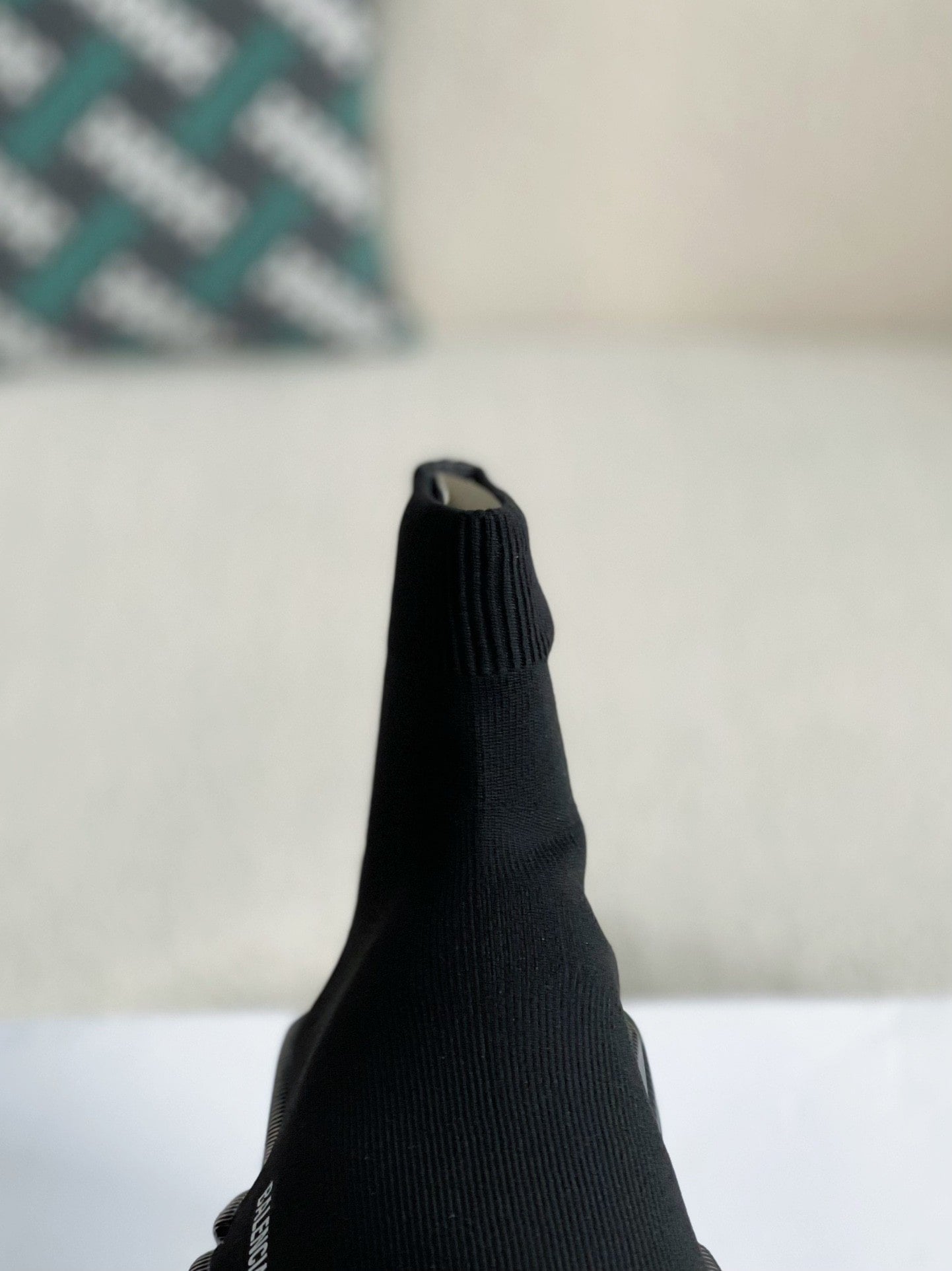 Balenciaga Speed 2.0 Recycled Knit Sneaker in Black CUSTOM