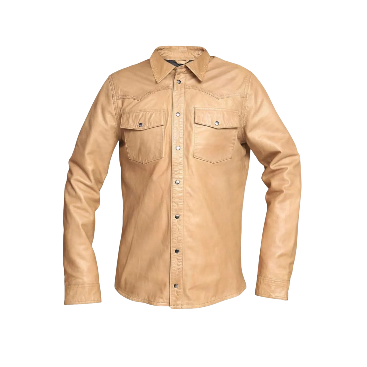 Men's Vegetable-Tanned Leather Western Shirt