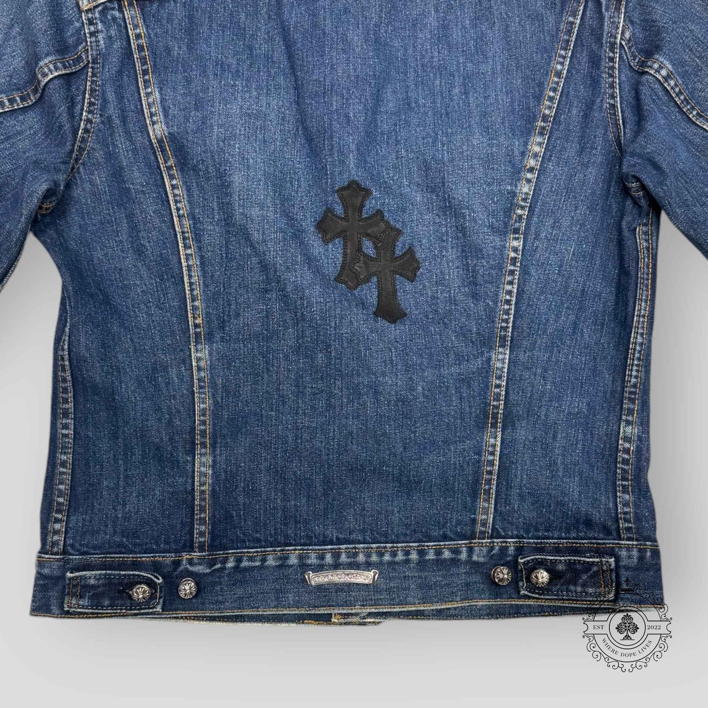 Chrome Hearts Levi's Cross Patch Denim Jacket