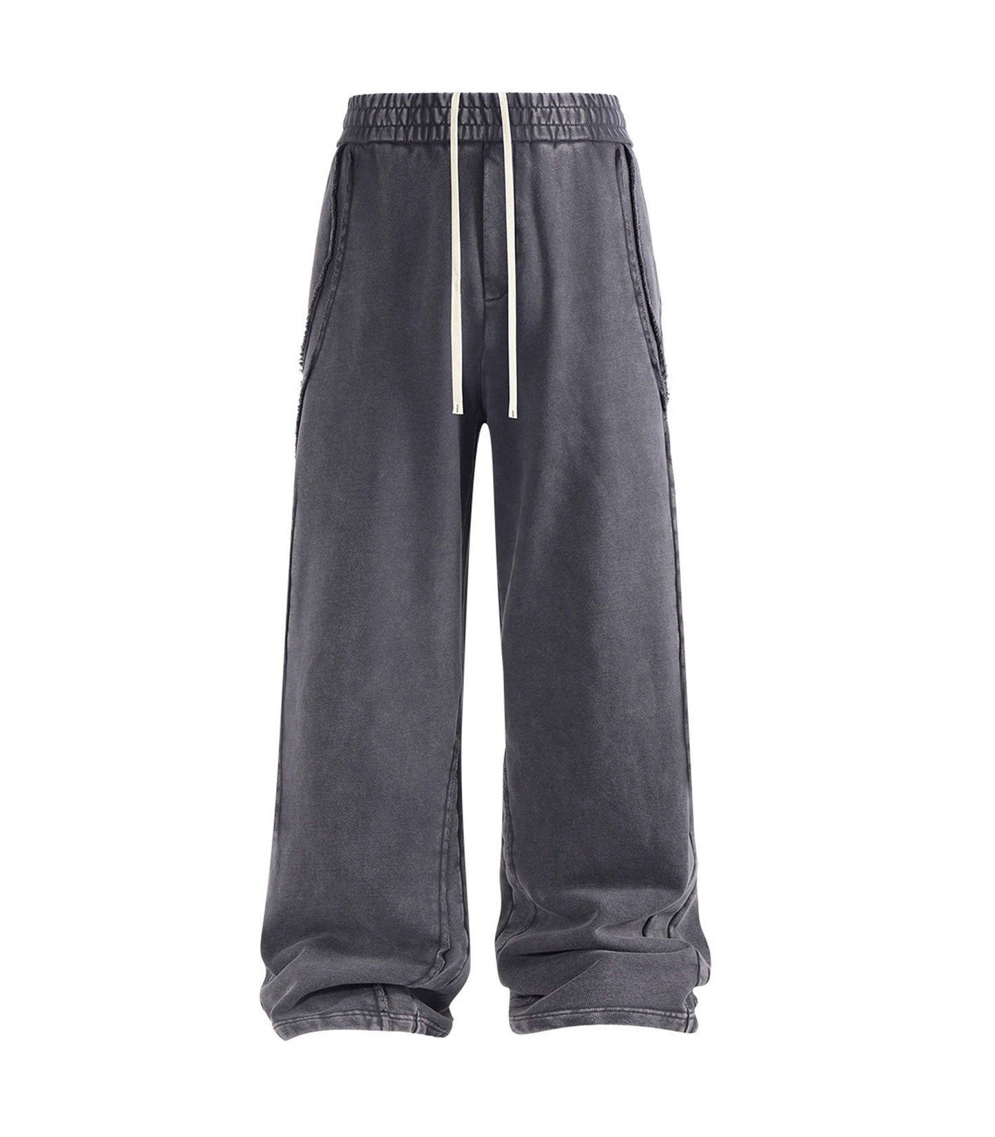 CHARCOAL PANEL SWEATPANTS