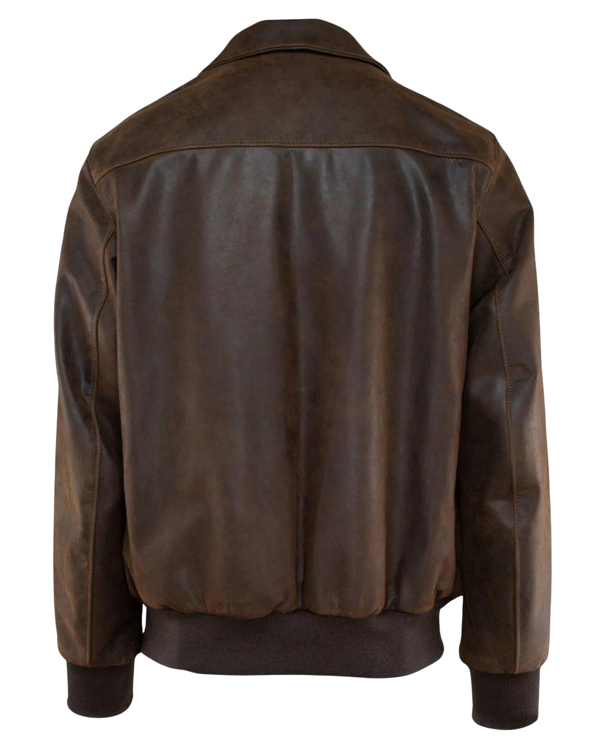 Men's Distressed Brown Lightweight Cowhide A-2 Flight Jacket