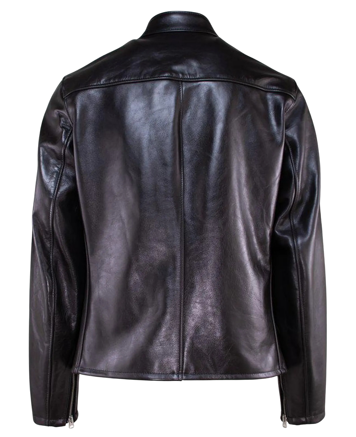 Men's Black Lightweight Cowhide Cafe Racer Jacket