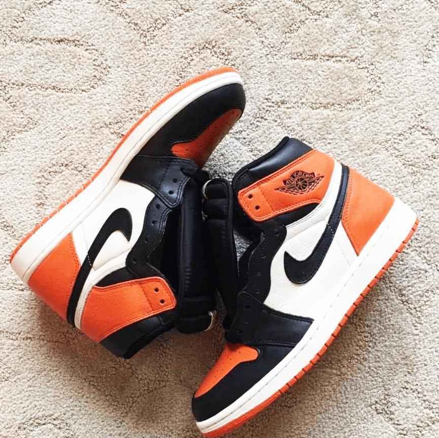 Custom Air Jordan 1 Shattered Backboard Sneakers SneakerNational