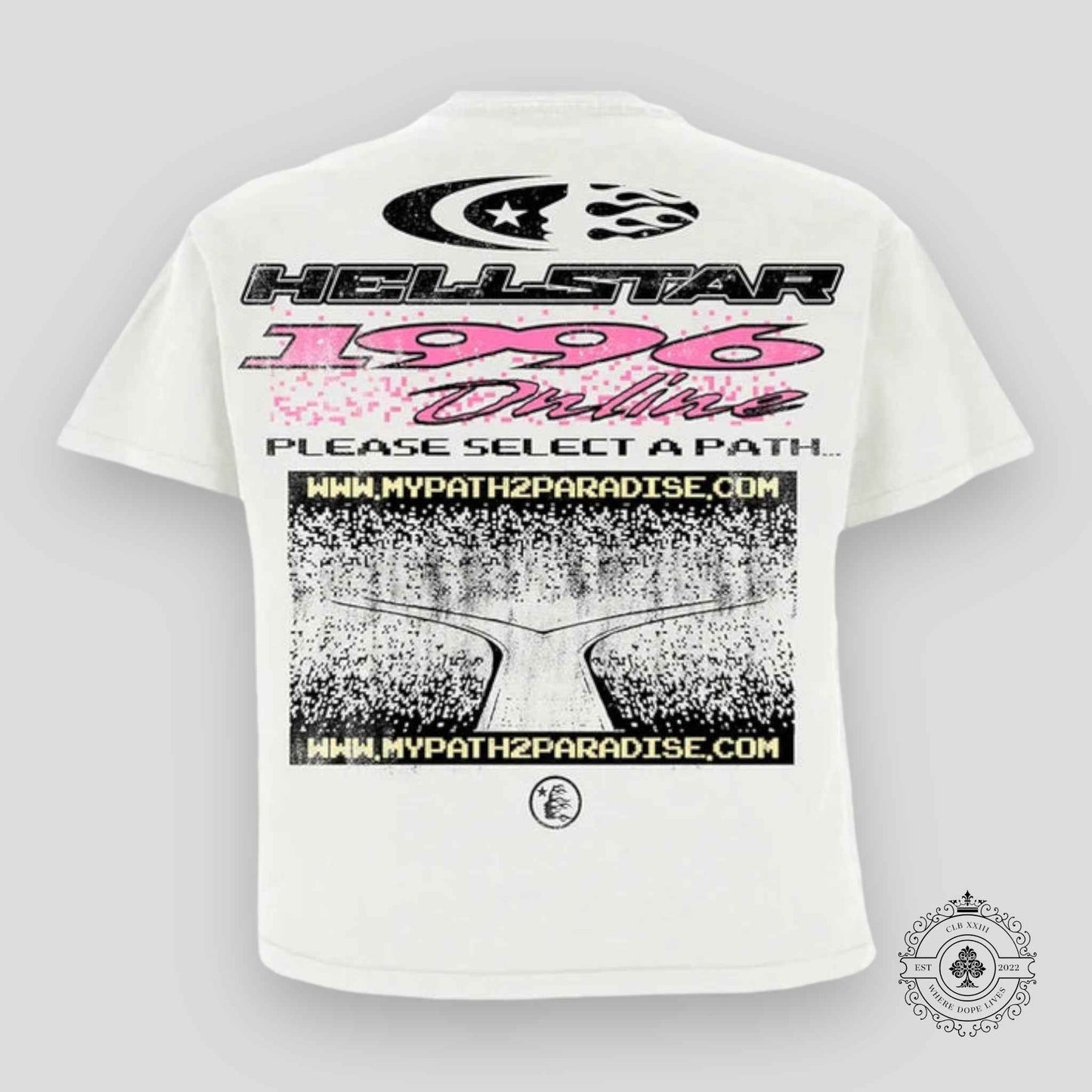 Hellstar Pixel T-Shirt in White