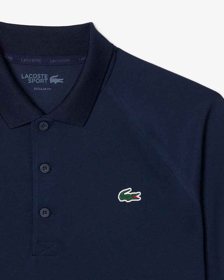 Lacoste Mens UV Protect Golf Polo - Navy