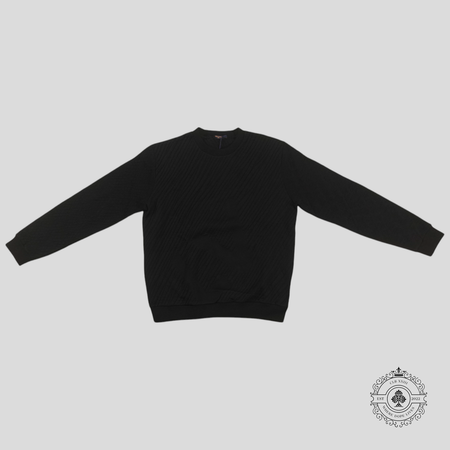 Louis Vuitton Multi Signature Crewneck in Black