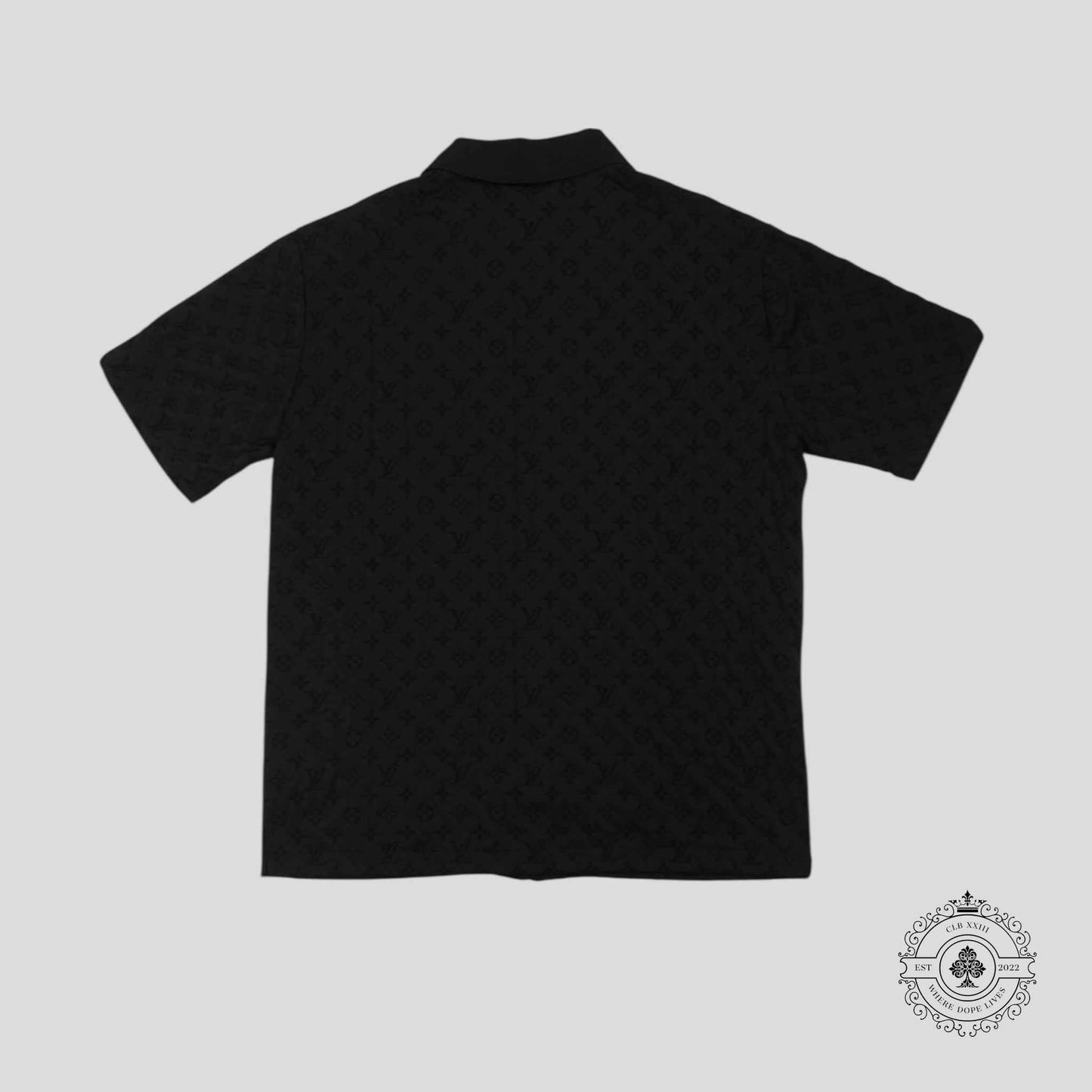 Louis Vuitton X NBA Monogram Button Up Shirt in Black
