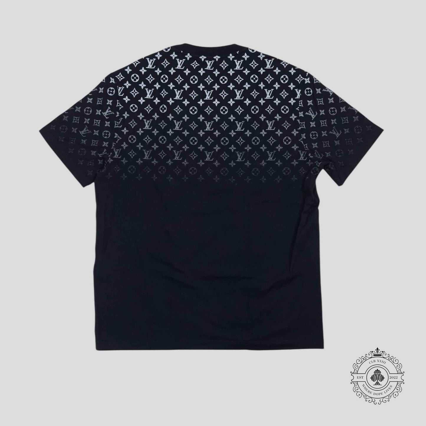 Louis Vuitton Monogram Gradient T-Shirt in Navy Blue
