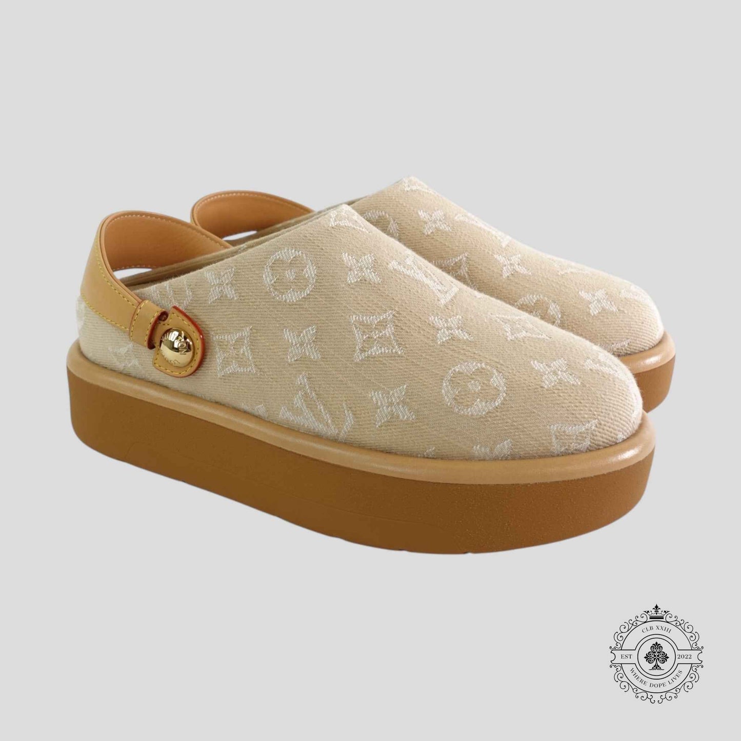 Louis Vuitton Aspen Platform Clogs