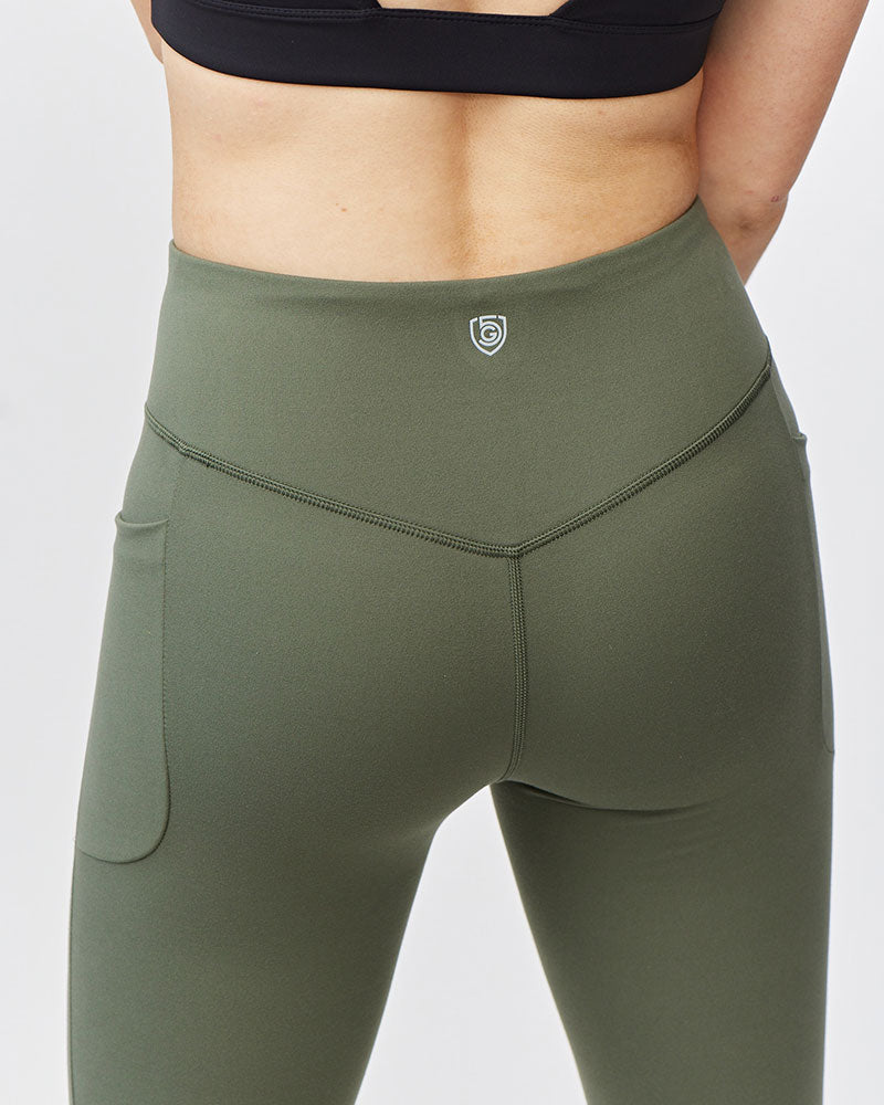 Go Again Women's Cropped Leggings Length 21" - JUSTLUXURY