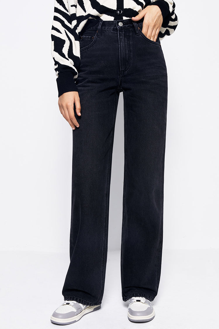 Coney Island Whitefish High Rise Wide Jeans HJ007 - JUSTLUXURY