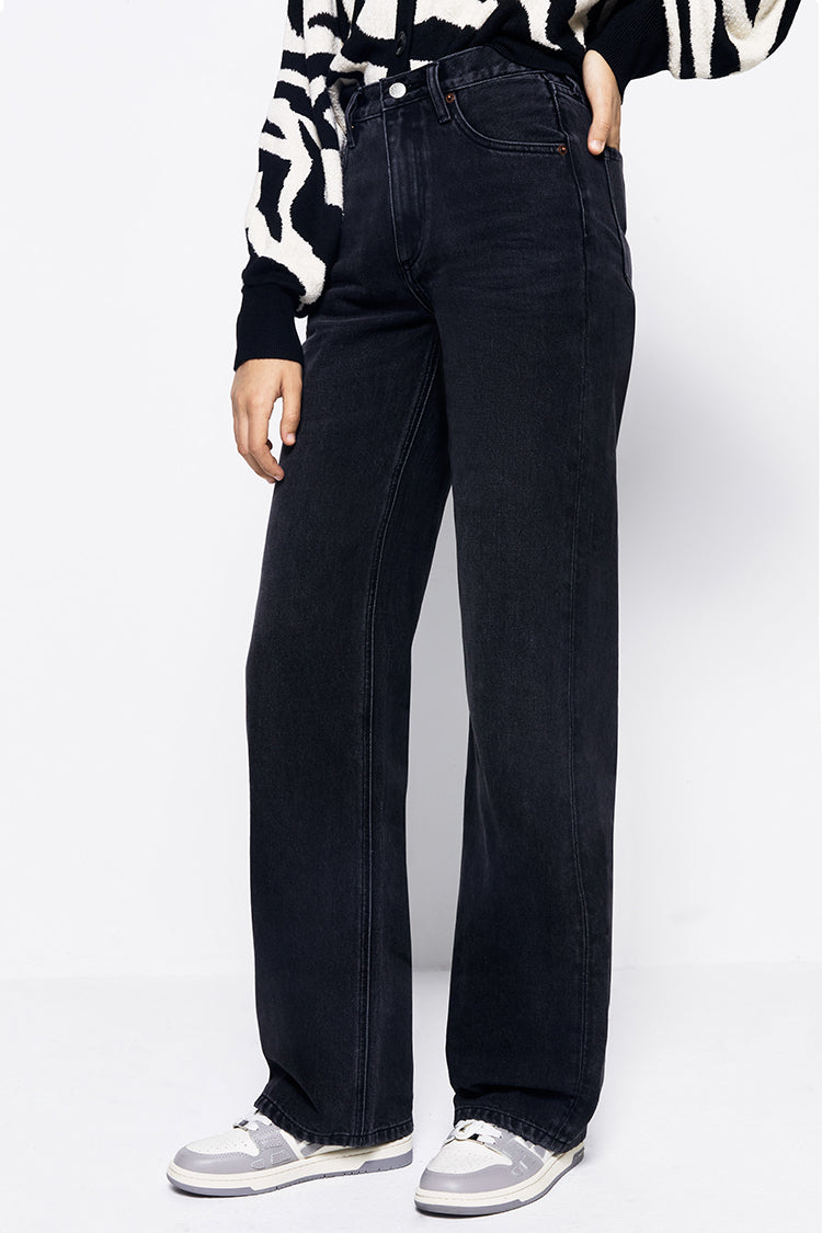 Coney Island Whitefish High Rise Wide Jeans HJ007 - JUSTLUXURY