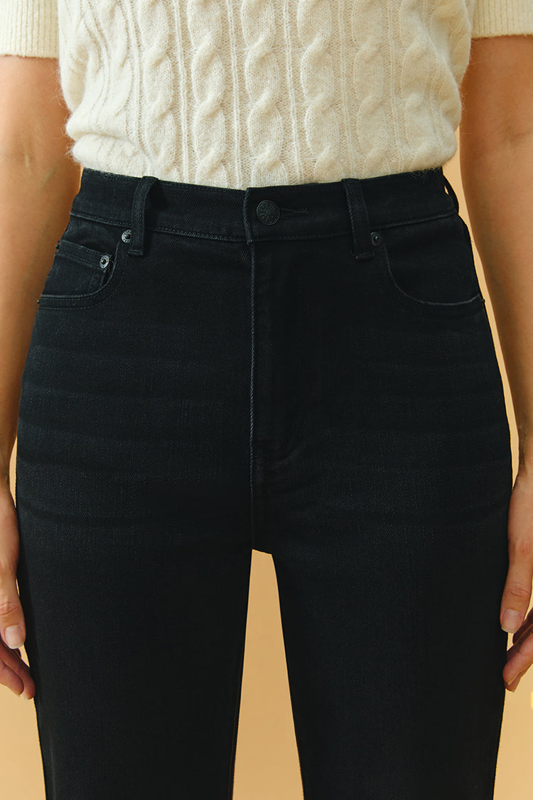 Barbara High Rise Bootcut Jeans HJ004 - JUSTLUXURY