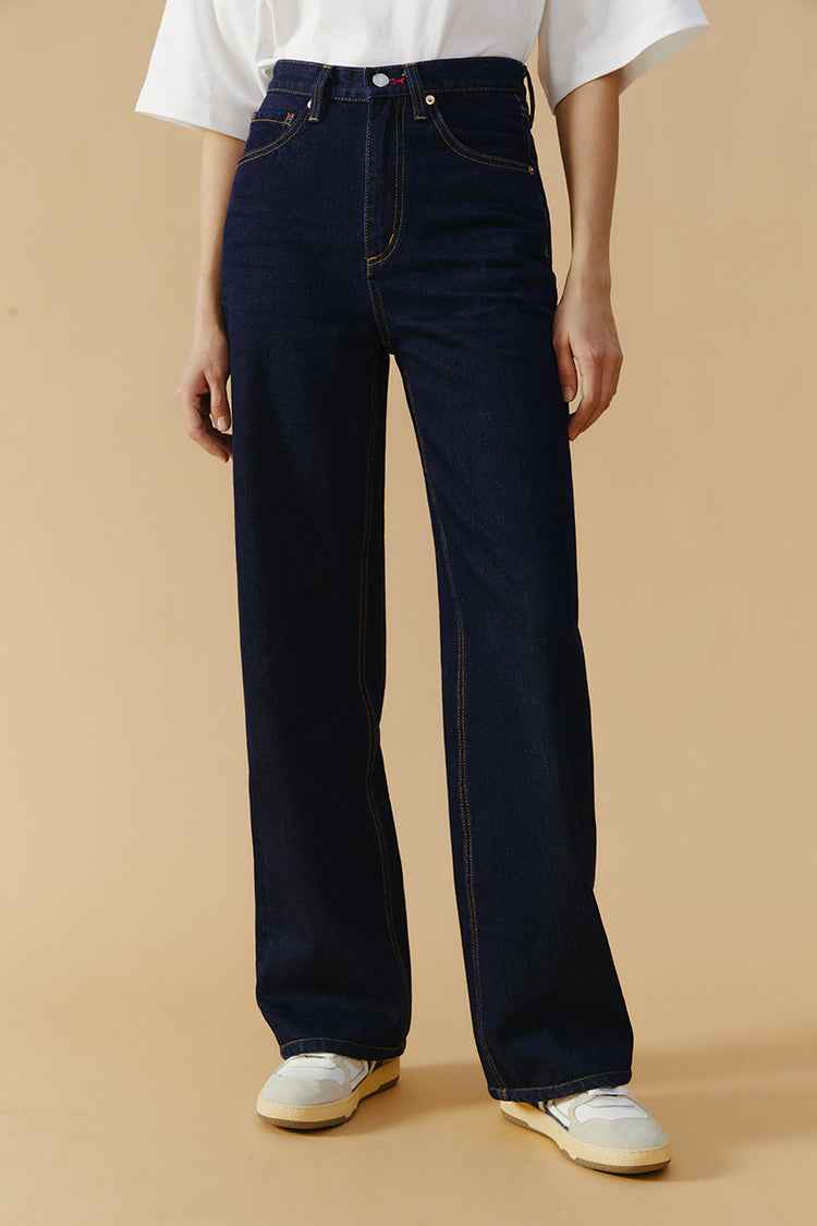 Coney Island Whitefish High Rise Wide Jeans HJ007