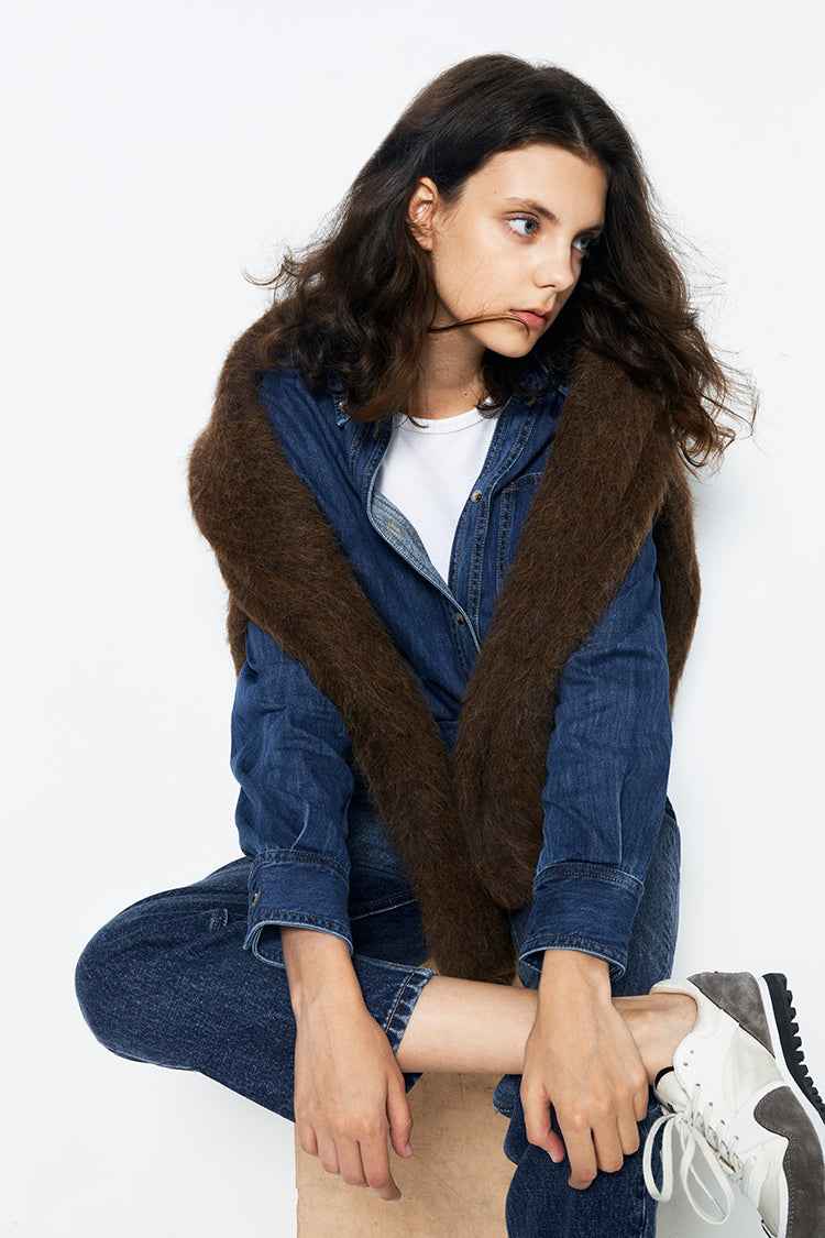 Chelsea High Rise Straight Crop Jeans HJ005