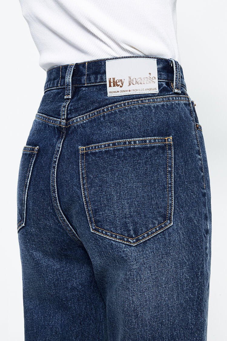 Chelsea High Rise Straight Crop Jeans HJ005 - JUSTLUXURY