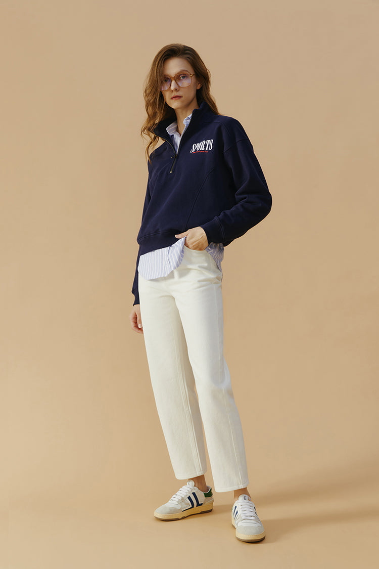 Manhattan High Rise Straight Ankle Jeans HJ160 - JUSTLUXURY