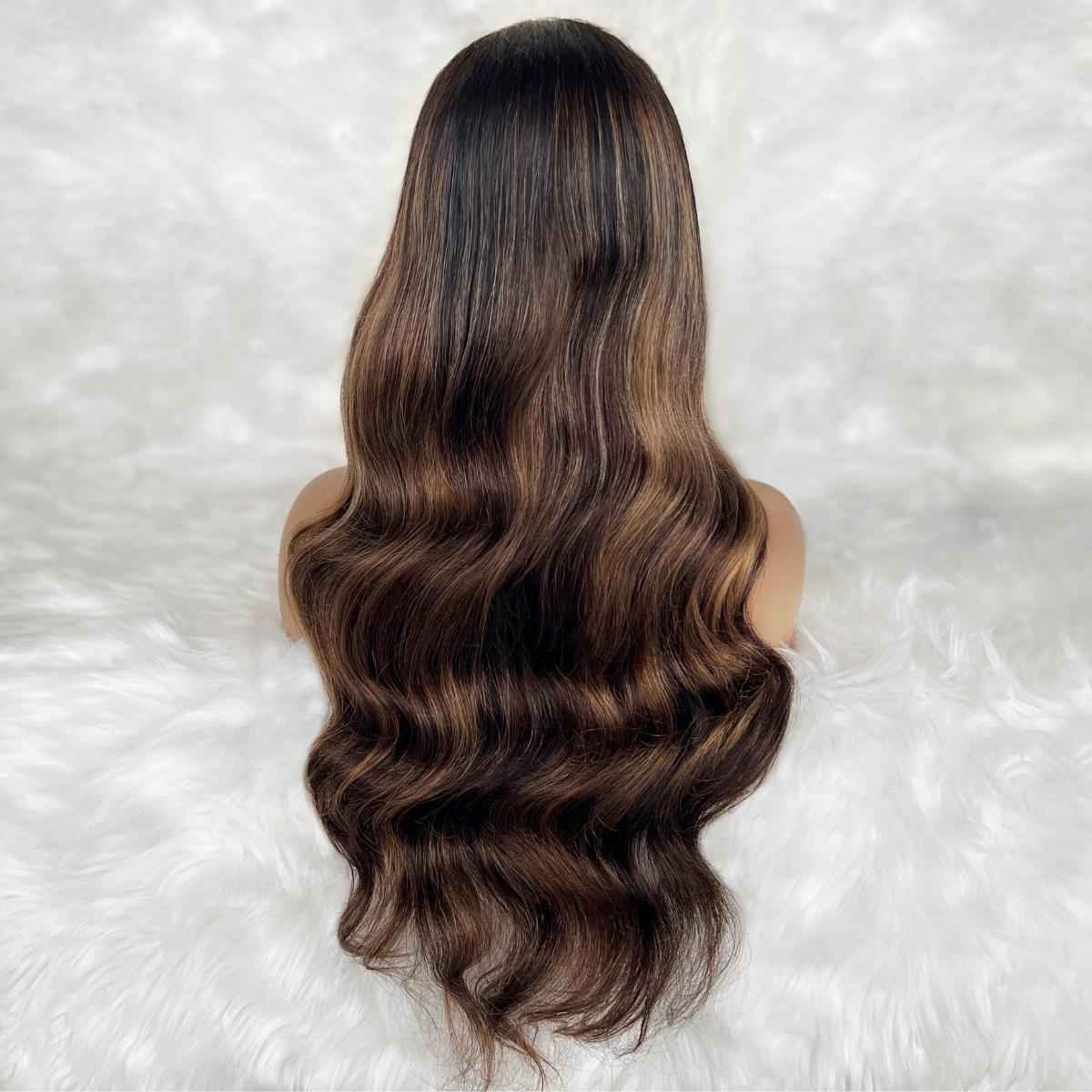 Raw Harper Glueless 5x5 HD Lace Professionally Colored 100% Human Hair Closure Wig