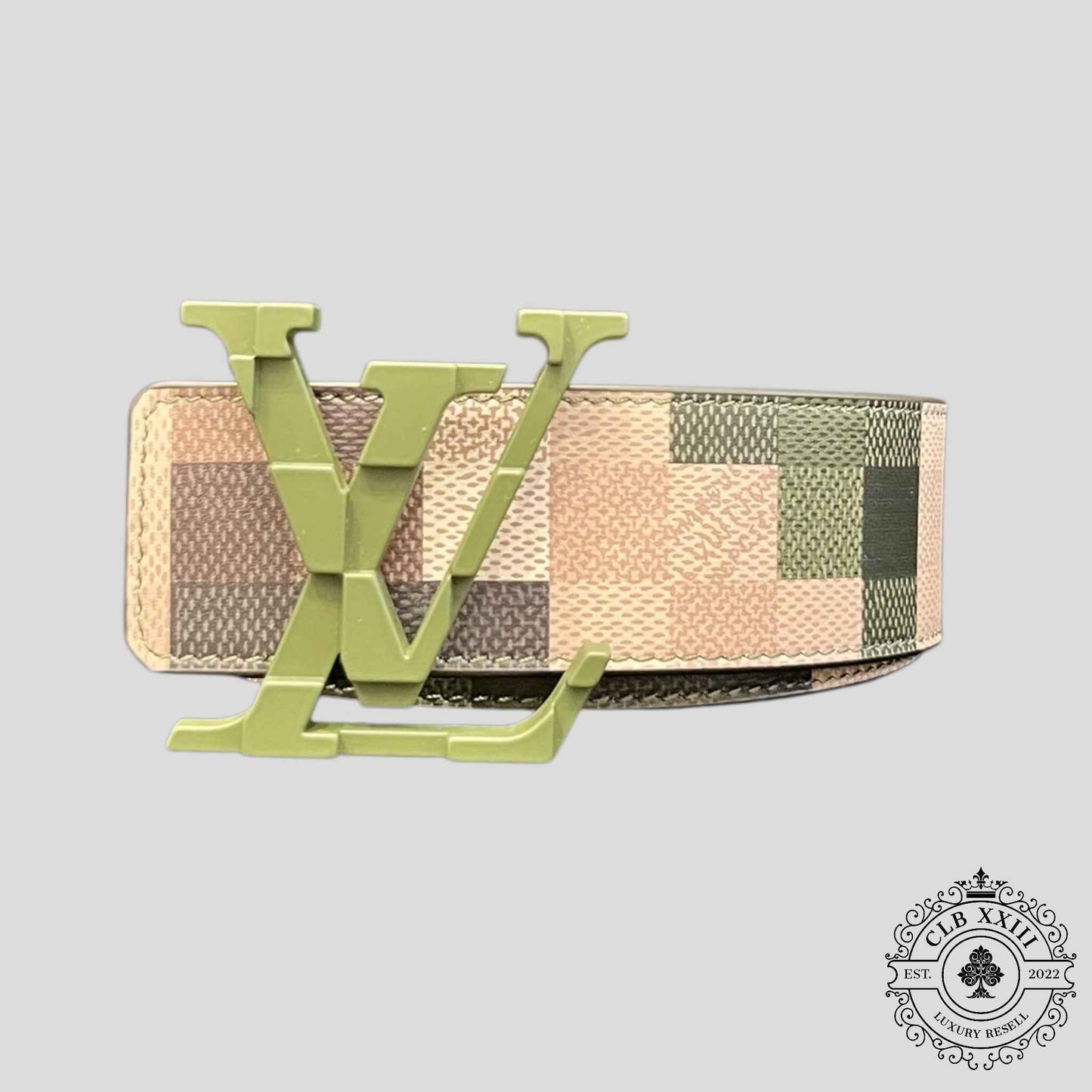 Louis Vuitton LV Mega Pixel 40mm Reversible Belt in Camo