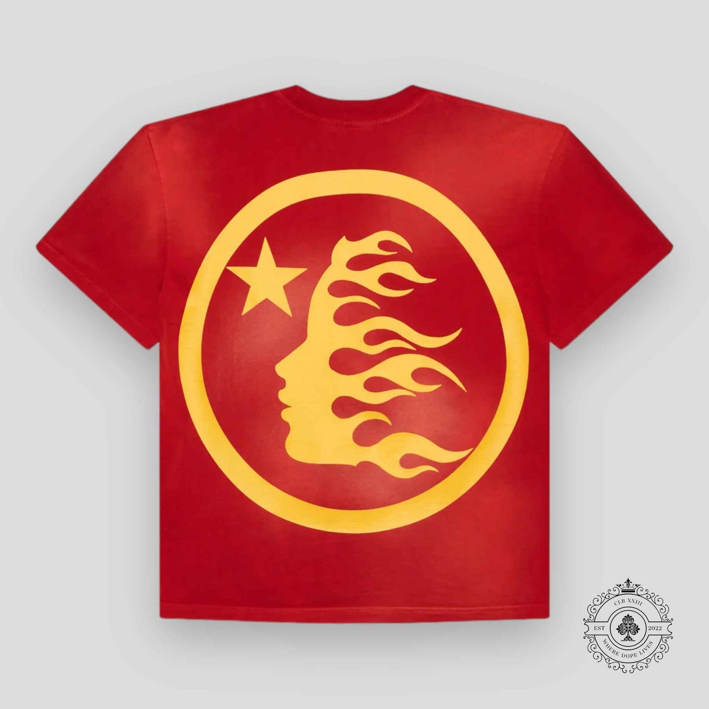 Hellstar No Guts No Glory T-shirt in Red
