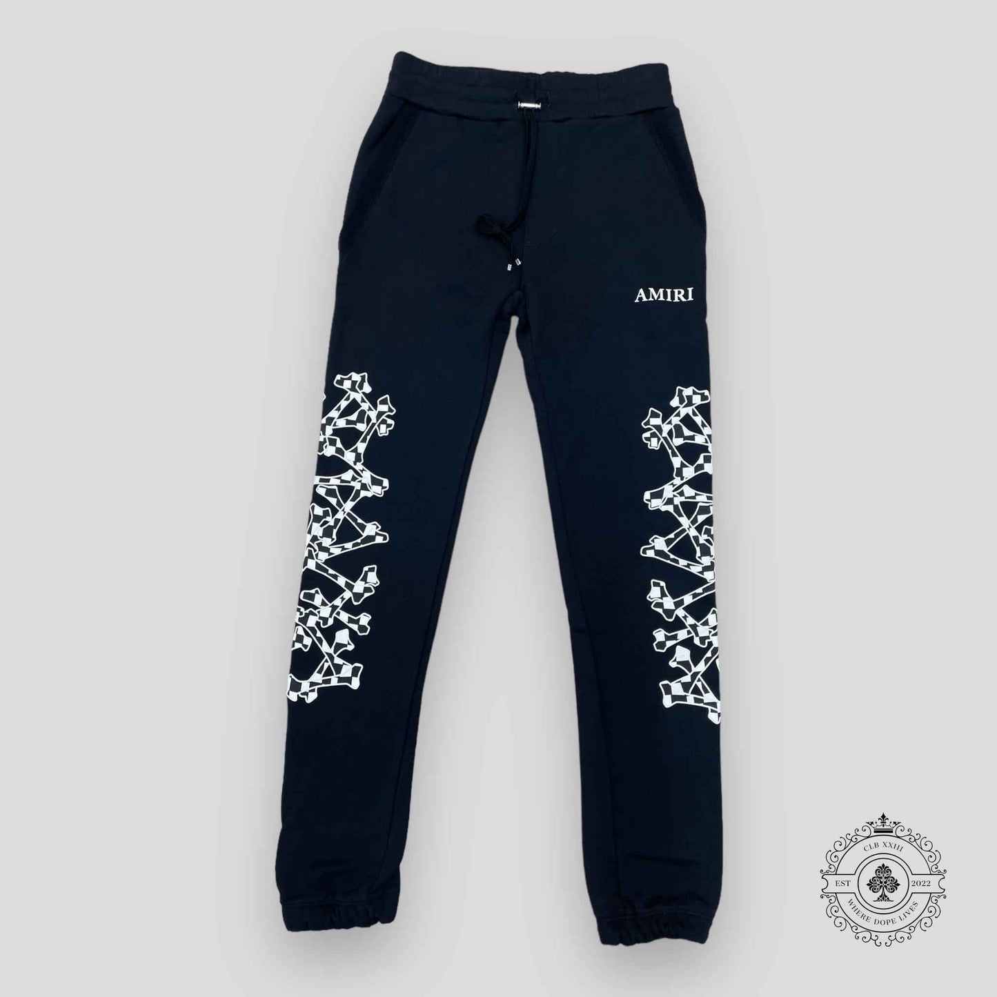 Amiri Checkered Bones Sweatpants