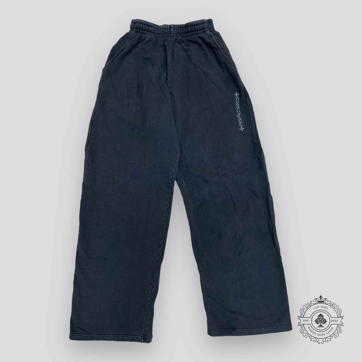 Bravest Studios Baggy Sweatpants in Washed Black