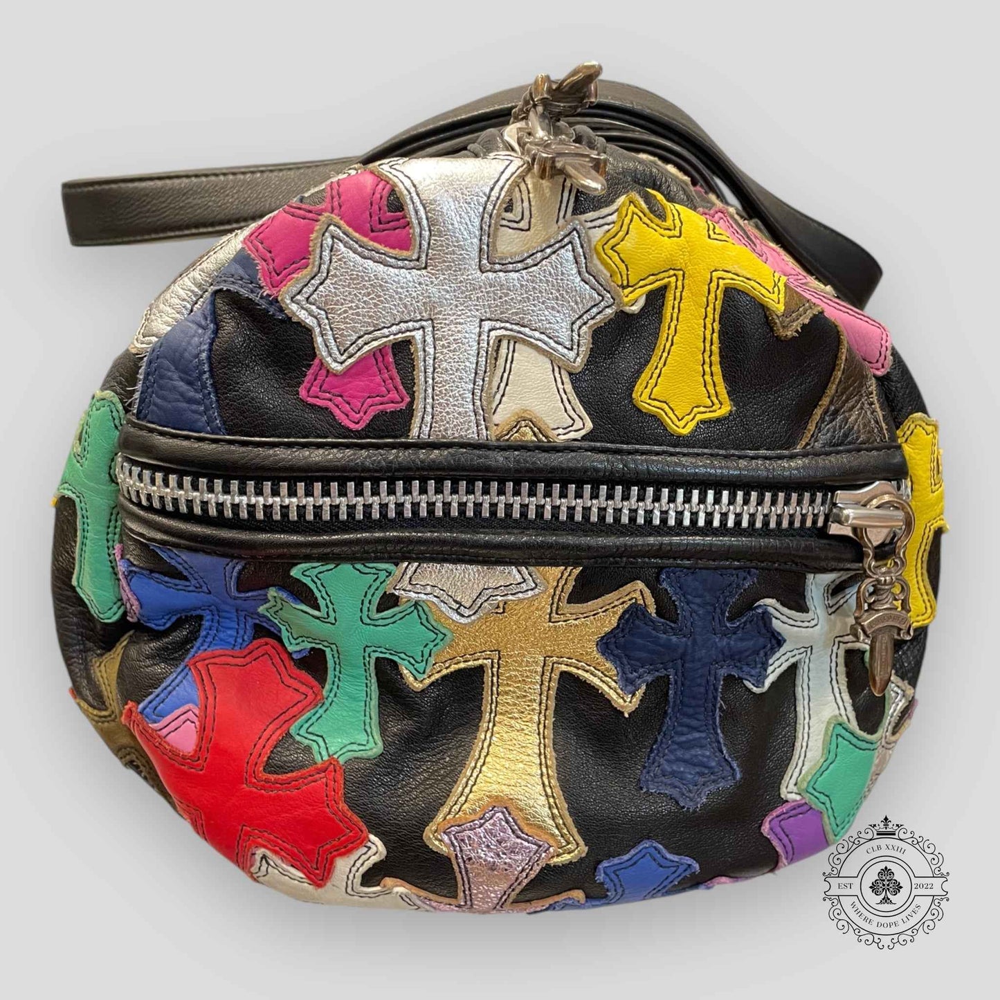 Chrome Hearts Multi Color Cross Patch Mini Duffle