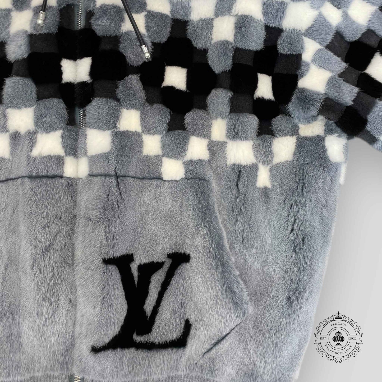 Louis Vuitton Damoflage Mink Fair Isles Blouson