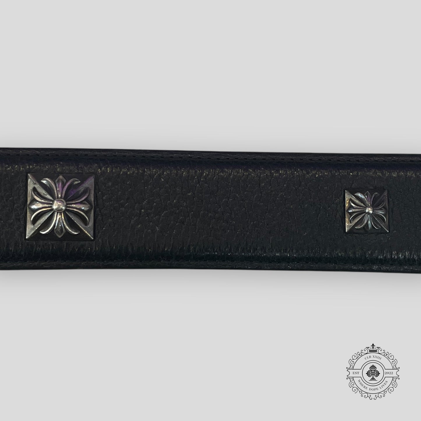 Chrome Hearts XXL Oval Cross Studded Belt