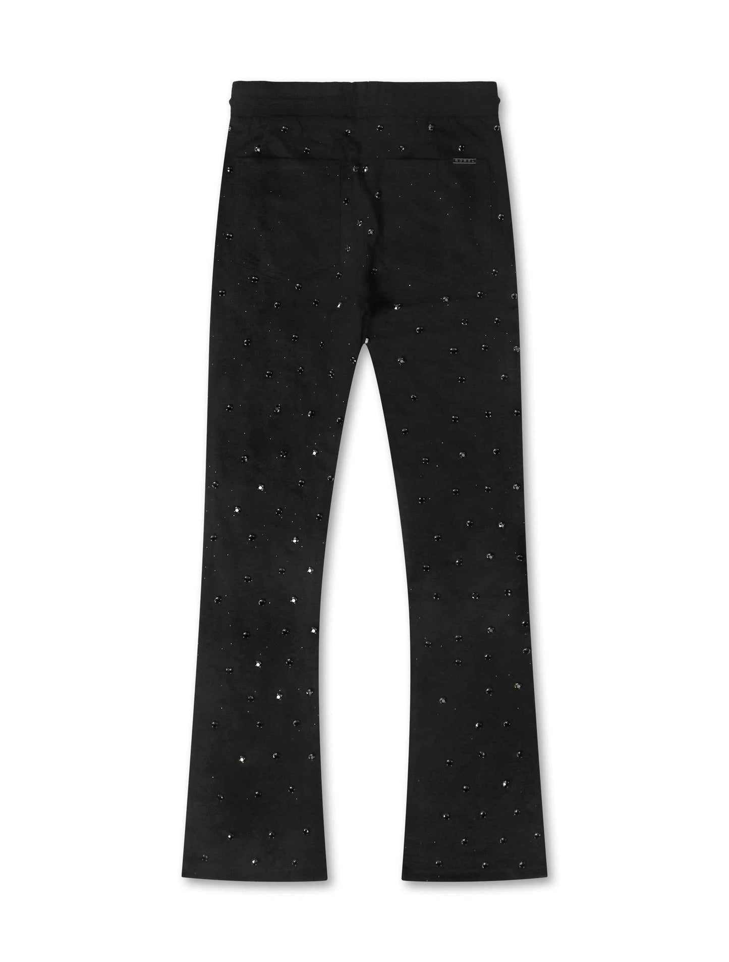 Rebel Denim Diamond Sweatpants - Jet Black