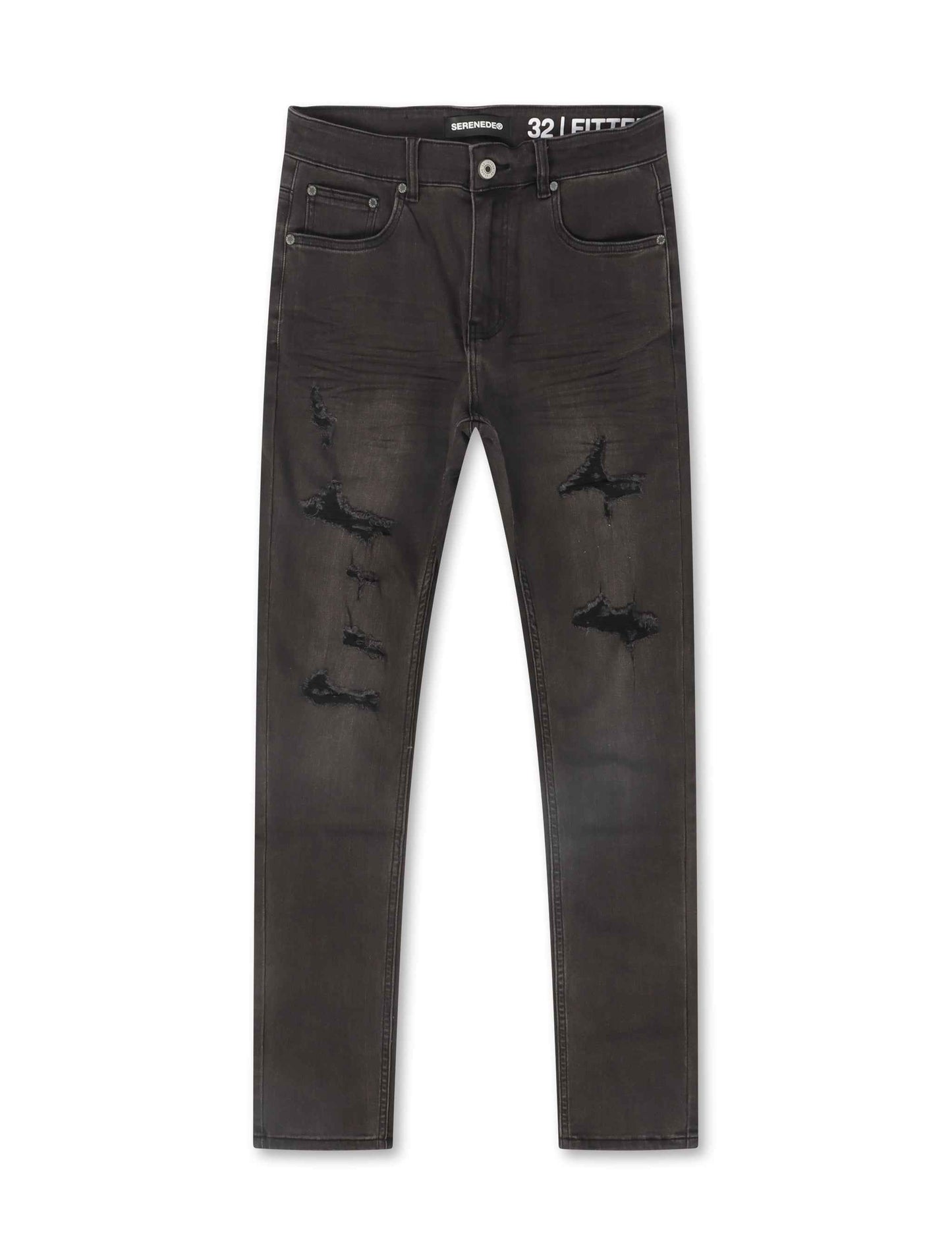 Serenede Shadow 33 Skinny Jeans - Coal